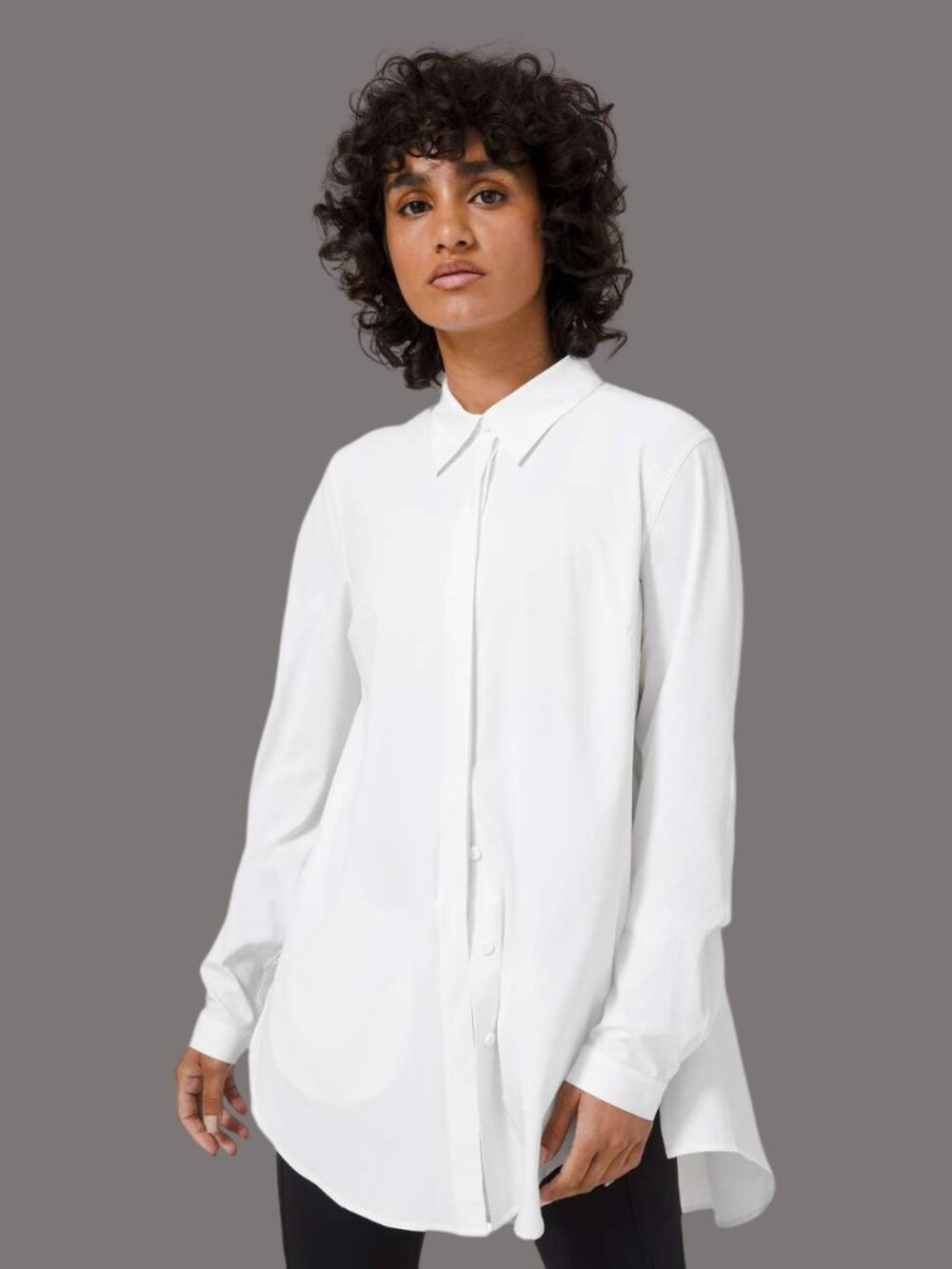 Lululemon Athletica Light Blush In The Moment Button Down Shirt